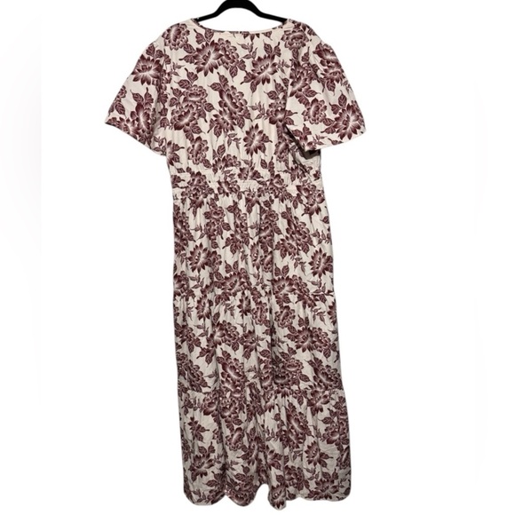 Kate & Sam (Anthropology style) Cotton Floral XXL 2X Floral Print Maxi Dress - Picture 3 of 8